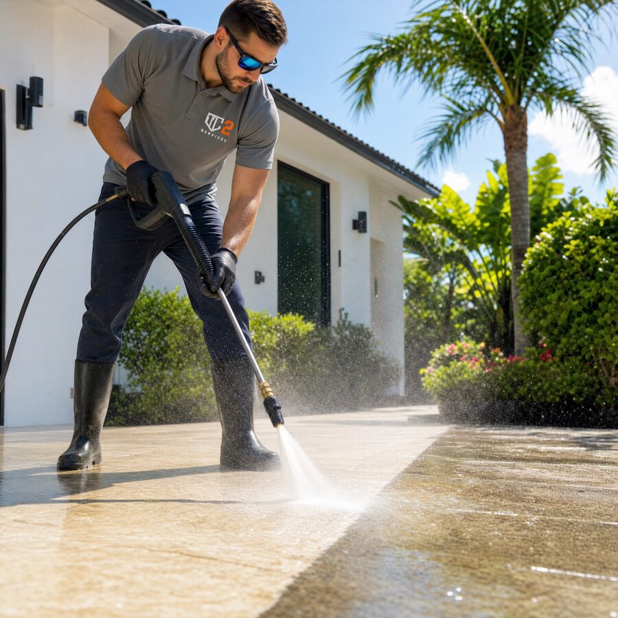 Power washing